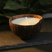 Coco Glow — Coconut Shell Soy Candle | Coconut & Vanilla Scent | Natural Home Decor