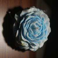 Blue Rose Candle | Handcrafted Flower Shaped Candle | Home Decor & Gifting